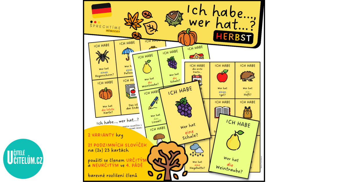 HERBST Karten Ich habe..., wer hat...? - Cizí jazyky | UčiteléUčitelům.cz